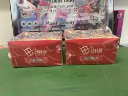 DAMAGED X2 GUNDAM CARD GAME Dual Impact Booster Box GD02 BANDAI English - Image 2