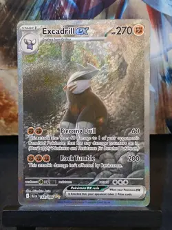 Excadrill ex 168/086 Sv: Black Bolt English Pokemon Card - Image 2