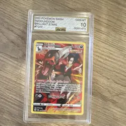 Pokemon Houndoom TG10/TG30 Brilliant Stars Ultra Rare Holo AGS 10 TCG Card - Image 1