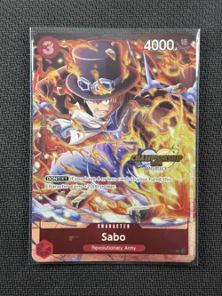 One Piece Cards Sabo Championship 2024 Stamped Promo Ultra Rare Foil P-044 - Image 1