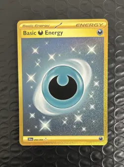 Basic Darkness Energy Shrouded Fable Gold Ultra Rare Holo Card 098/064 - Image 1