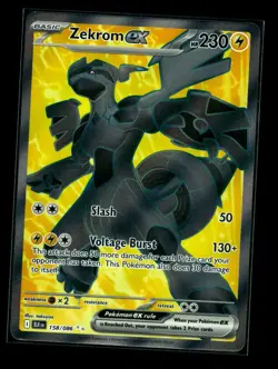 Zekrom ex - 158/086 - Ultra Rare - Black Bolt - Pokemon Card - NM - Image 1