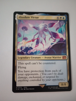 1x MTG Absolute Virtue - FINAL FANTASY Mythic! NM Mint! - Image 1