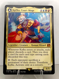 MTG FIN-0231 Kefka, Court Mage - Final Fantasy - Mythic Rare NM - Image 1