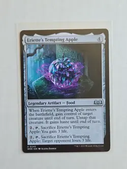 Eriette's Tempting Apple - Wilds of Eldraine - LP - MTG Magic Uncommon Artifact - Image 1