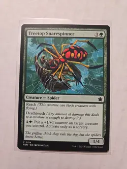 Treetop Snarespinner - Foundations - LP - Common - Creature - MTG Magic - Image 1