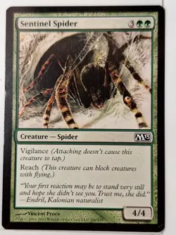 Sentinel Spider - Magic 2013 Core Set M13 - Magic the Gathering MTG Nice! - Image 1