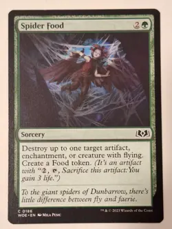 Spider Food - Wilds of Eldraine - Magic the Gathering MTG Nice! - Image 1