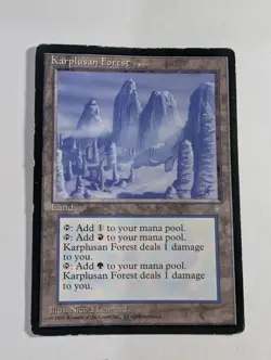 MTG Ice Age Karplusan Forest - Good condition - Image 1
