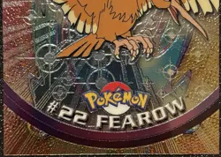FEAROW #22, Series 1 - 2000, Topps TV Animation Edition Chrome Pokemon Card - Image 3