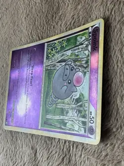 2010 Pokemon TCG HGSS Triumphant Spoink Reverse Holo Rare 77/102 LP - Image 3