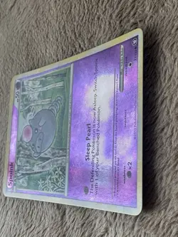 2010 Pokemon TCG HGSS Triumphant Spoink Reverse Holo Rare 77/102 LP - Image 5