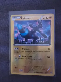 Zekeom 51/113 Reverse Holo Foil Legendary Treasures Pokemon Card - Image 1