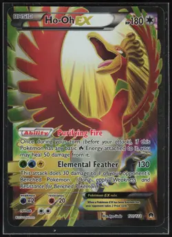 Pokemon TCG XY - BREAKpoint #121/122 Ho-Oh EX (Full Art) - Image 1