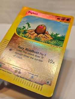 Diglett 106/165 Common Reverse Holo Expedition Pokemon 1099 - Image 2