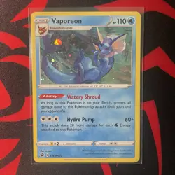 Vaporeon Pokemon Sword And Shield Black Star Promo 072 - Image 2