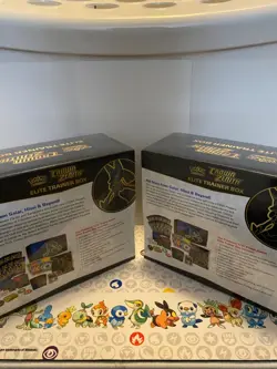 2023 Pokemon TCG Lot of 2 Crown Zenith Sealed Elite Trainer Boxes - Image 2