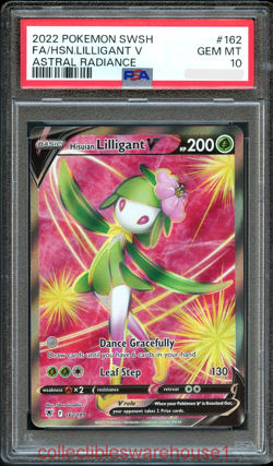 Pokemon Astral Radiance Hisuian Lilligant V 162 PSA 10 - Image 1
