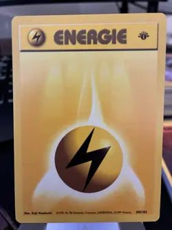 1999 Pokemon 1st Edition German Lightning Energy Never Played No. 100 *24 - Image 1