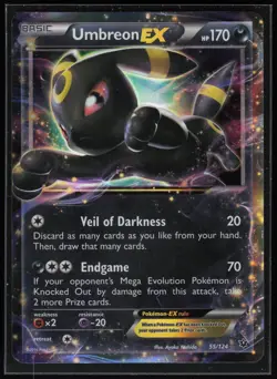 Pokemon TCG XY - Fates Collide #55/124 Umbreon EX - Image 1