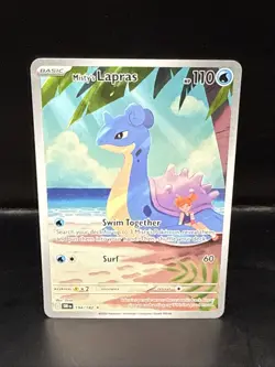 Pokemon TCG Misty's Lapras Destined Rivals 194/182 Rare Special Full Art - Image 1