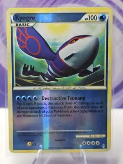 Pokemon TCG Kyogre Call of Legends 12/95 Reverse Holo Rare LP Pokemon Nintendo - Image 1
