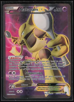 Pokemon TCG XY - Fates Collide #117/124 Alakazam EX (Full Art) - Image 1
