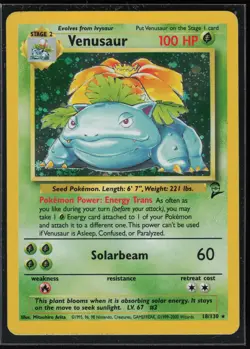 Pokemon TCG Base Set 2 #018/130 Venusaur - Image 1