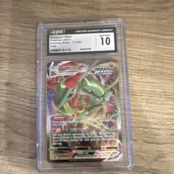 Pokemon Rayquaza VMAX 111/203 Evolving Skies Ultra Rare Holo CGC 10 - Image 1