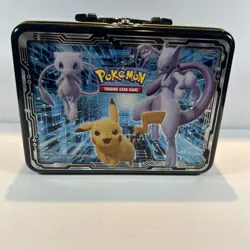 Pokemon TCG Collector Chest Tin Fall 2019 Charizard Mewtwo Lunchbox EMPTY - Image 1