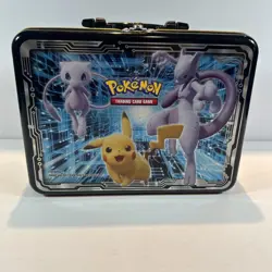 Pokemon TCG Collector Chest Tin Fall 2019 Charizard Mewtwo Lunchbox EMPTY - Image 2