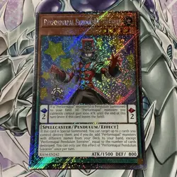 Performapal Pendulum Sorcerer Yugioh RA04-EN242 Platinum Secret Rare PSR M/NM - Image 1