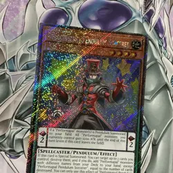 Performapal Pendulum Sorcerer Yugioh RA04-EN242 Platinum Secret Rare PSR M/NM - Image 2