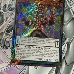 Performapal Pendulum Sorcerer Yugioh RA04-EN242 Platinum Secret Rare PSR M/NM - Image 3