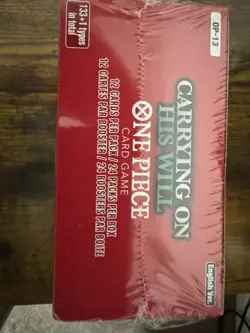 One Piece TCG: Carrying on His Will ENGLISH Booster Box [OP-13] - SEALED - Image 2