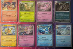 Prismatic Evolutions Costco Cosmos Holo Promo Cards Full Set Of 8 Eeveelutions - Image 1