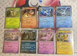Prismatic Evolutions Costco Cosmos Holo Promo Cards Full Set Of 8 Eeveelutions - Image 1