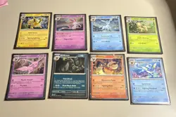 Prismatic Evolutions Costco Cosmos Holo Promo Cards Full Set Of 8 Eeveelutions - Image 1