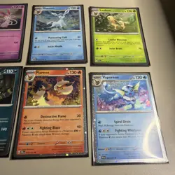 Prismatic Evolutions Costco Cosmos Holo Promo Cards Full Set Of 8 Eeveelutions - Image 3