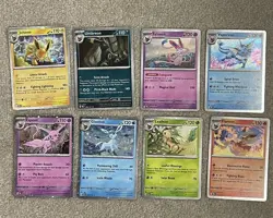 Prismatic Evolutions Costco Cosmos Holo Promo Cards Full Set Of 8 Eeveelutions - Image 1