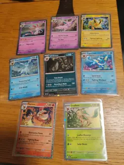 Prismatic Evolutions Costco Cosmos Holo Promo Cards Full Set Of 8 Eeveelutions - Image 1