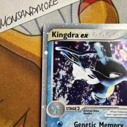 2003 Pokemon Kingdra EX EX Dragon Holo Rare EX Cosmos Holo #92/97 - NM - Image 5