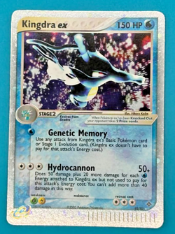 2003 Pokemon Kingdra EX EX Dragon Holo Rare EX Cosmos Holo #92/97 - Image 1