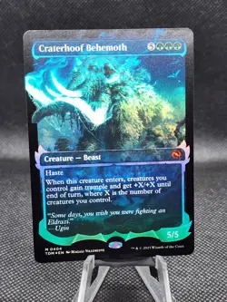 MTG - [FOIL] Craterhoof Behemoth (Showcase) - Tarkir: Dragonstorm - Image 1