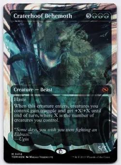 Craterhoof Behemoth - Halo Foil - Showcase - MTG Tarkir: Dragonstorm - RareCo - Image 1