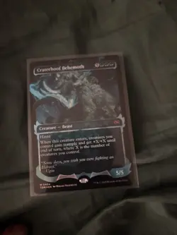 Craterhoof Behemoth (Showcase) Tarkir: Dragonstorm Foil - Image 1