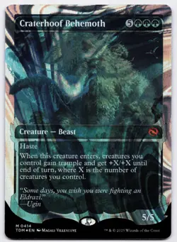 Craterhoof Behemoth - Halo Foil - Showcase - MTG Tarkir: Dragonstorm - Image 1