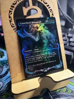Craterhoof Behemoth (Showcase) Tarkir: Dragonstorm Foil - Image 1