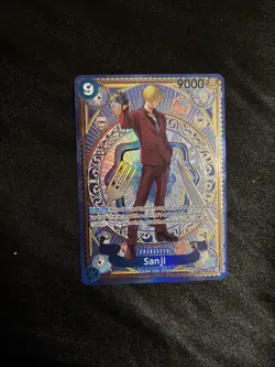 Sanji SEC OP06-119 SP Fist of Divine Speed ONE PIECE Card English NM IN HAND - Image 2