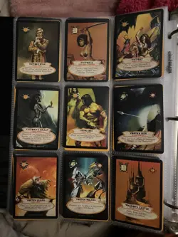 HUGE LOT HYBORIAN GATES TCG TRADING CARDS. 1995 459 CARDS. M/NM VERY NICE! - Image 1